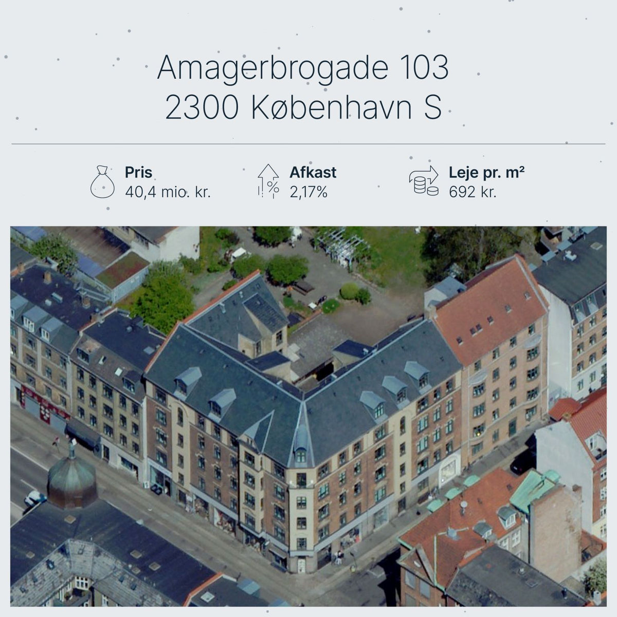 Amagerbrogade 103 København S: OMK-ejendommen – 16 boliger solgt fra dødsbo