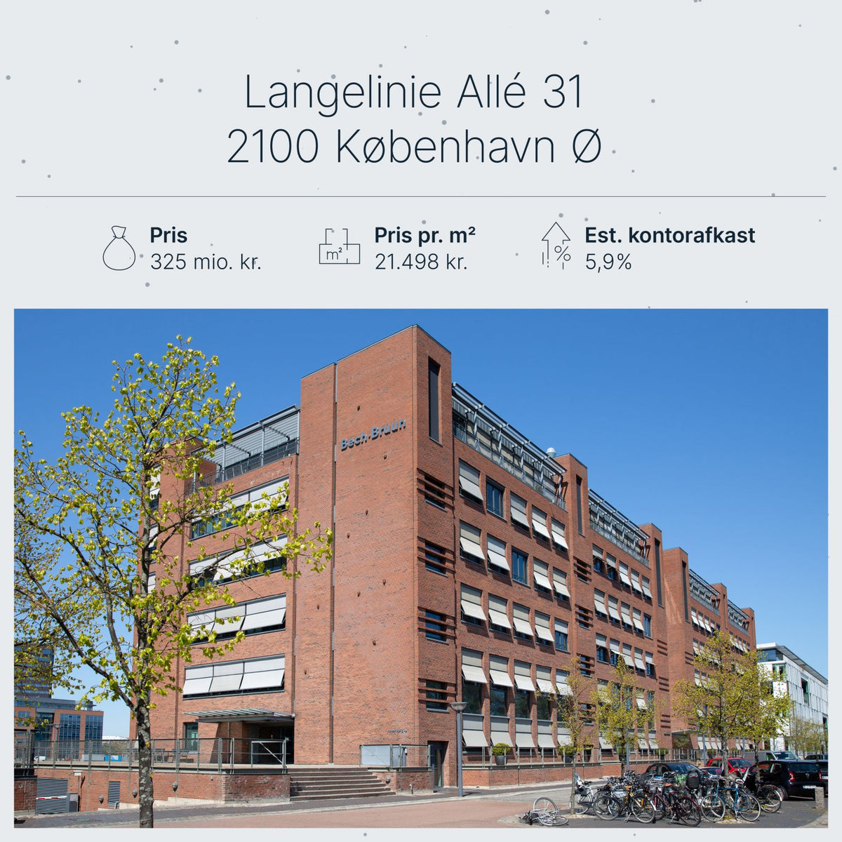 Langelinie Allé 31 København: ATP sælger Bech-Bruuns gamle hovedsæde – største kontorhandel Q2-Q3
