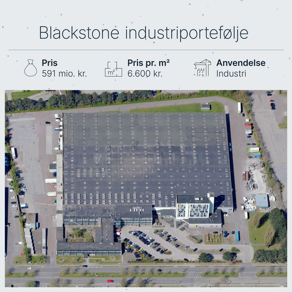 Blackstone køber 6 logistik- og lagerejendomme for 591 mio. kr. – dominerende industriportefølje