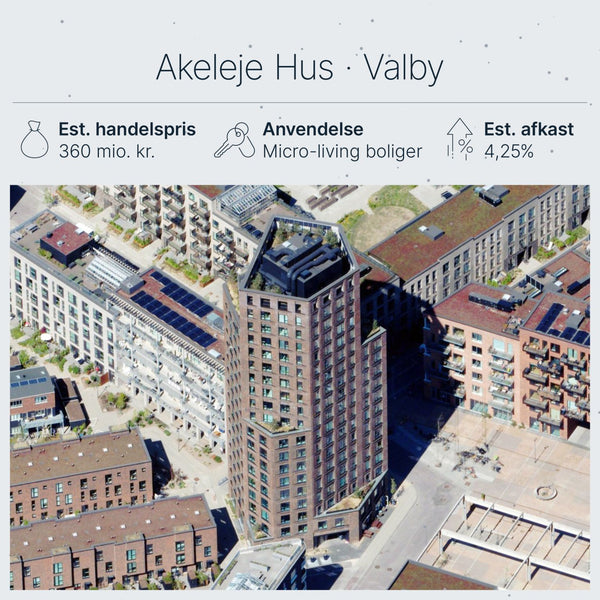 Akeleje Hus Valby: Greater Copenhagen Residential køber 189 micro-living boliger