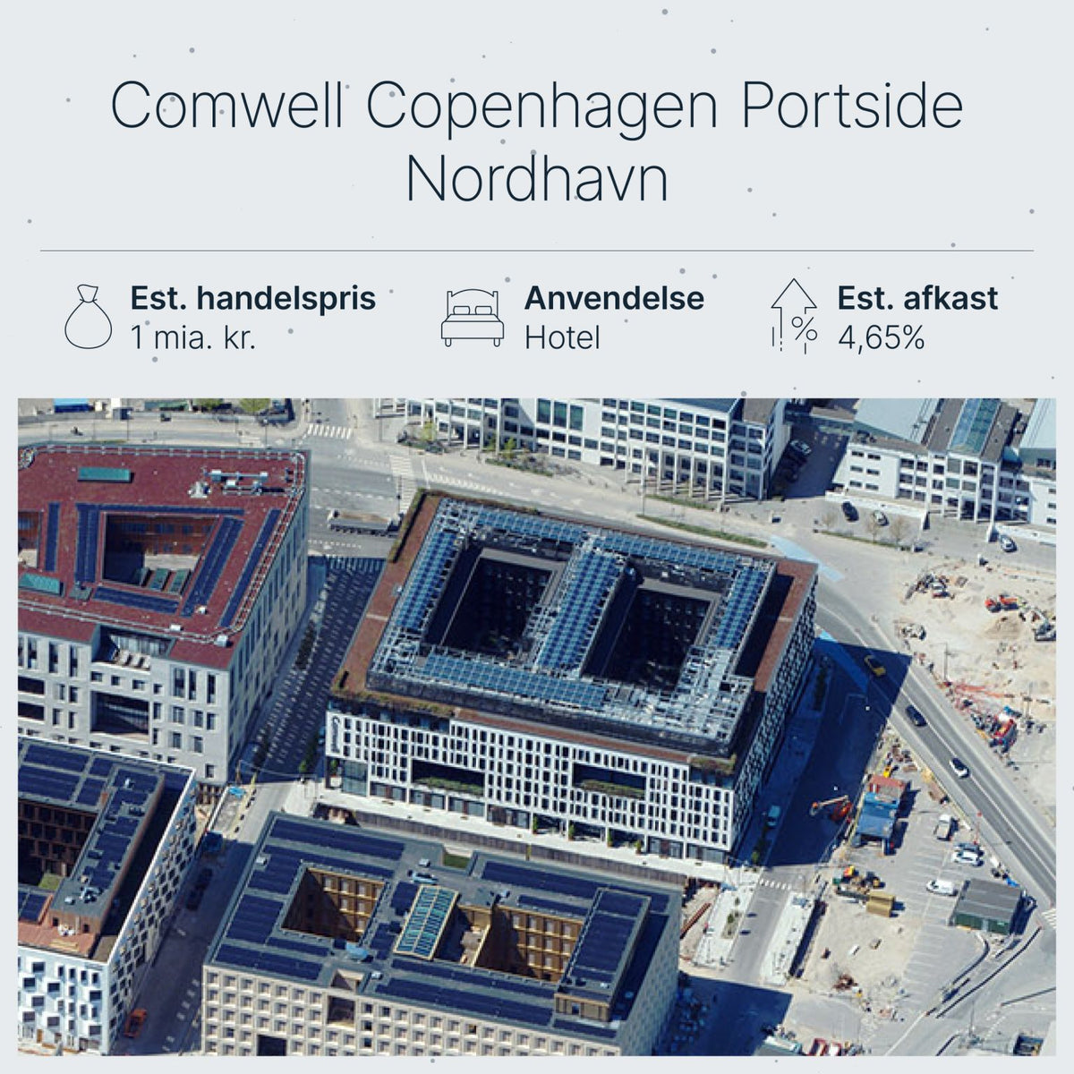 Comwell Copenhagen Portside Nordhavn: AKF og Sampension køber hotel for 1 mia. kr.