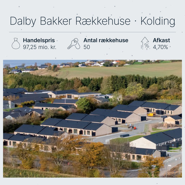 Dalby Kolding: Vinding Gruppen køber 50 rækkehuse – regional bolig-expansion