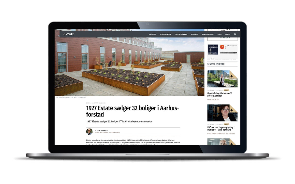 Udsigten i Tilst: SØM Ejendomme køber 32 studieboliger for 41,5 mio. kr.